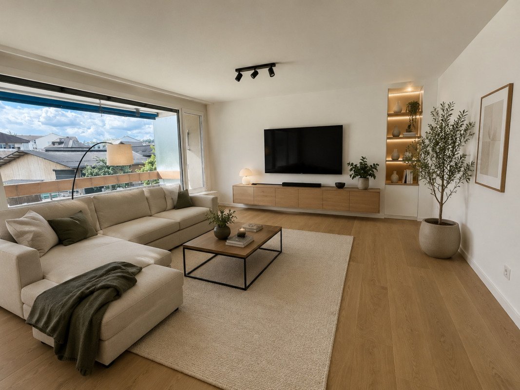 4.5-Zimmer Eigentumswohnung mit Garage im Dorfzentrum 