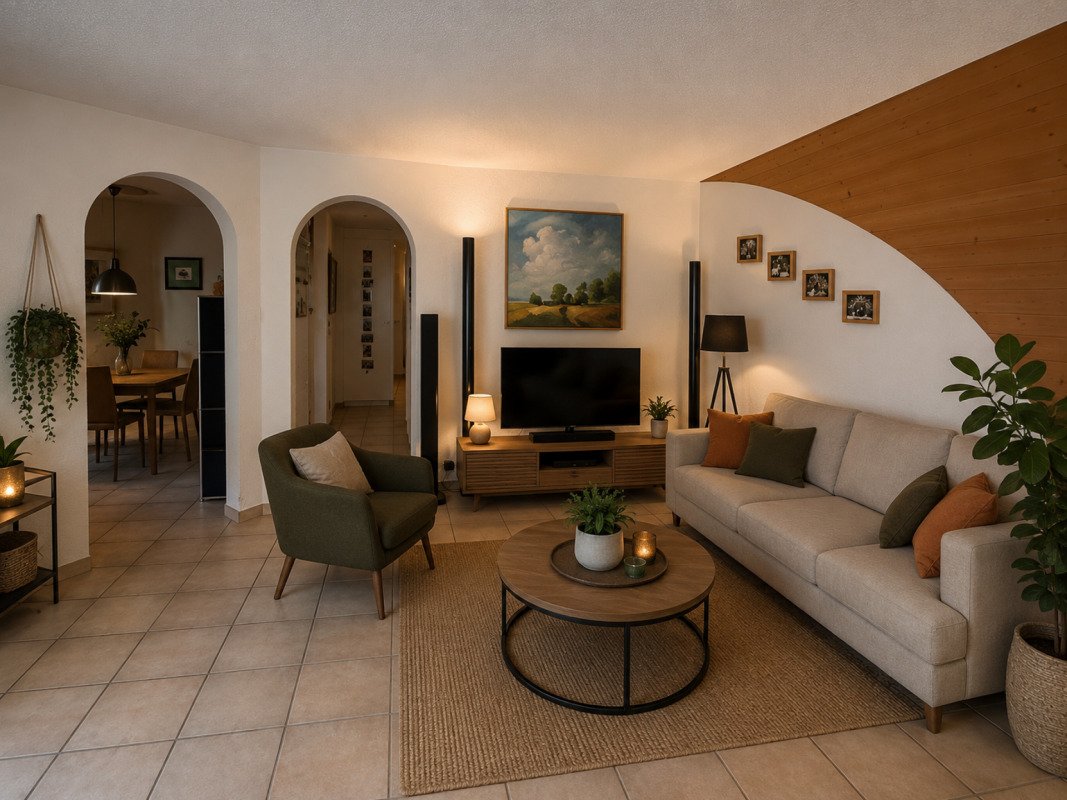 Gemütliche Dachwohnung mit schöner Terrasse