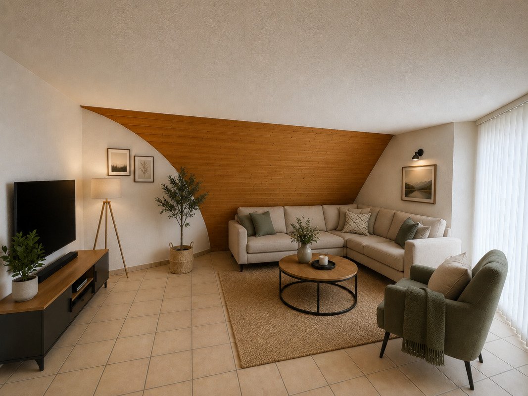 Gemütliche Dachwohnung mit schöner Terrasse