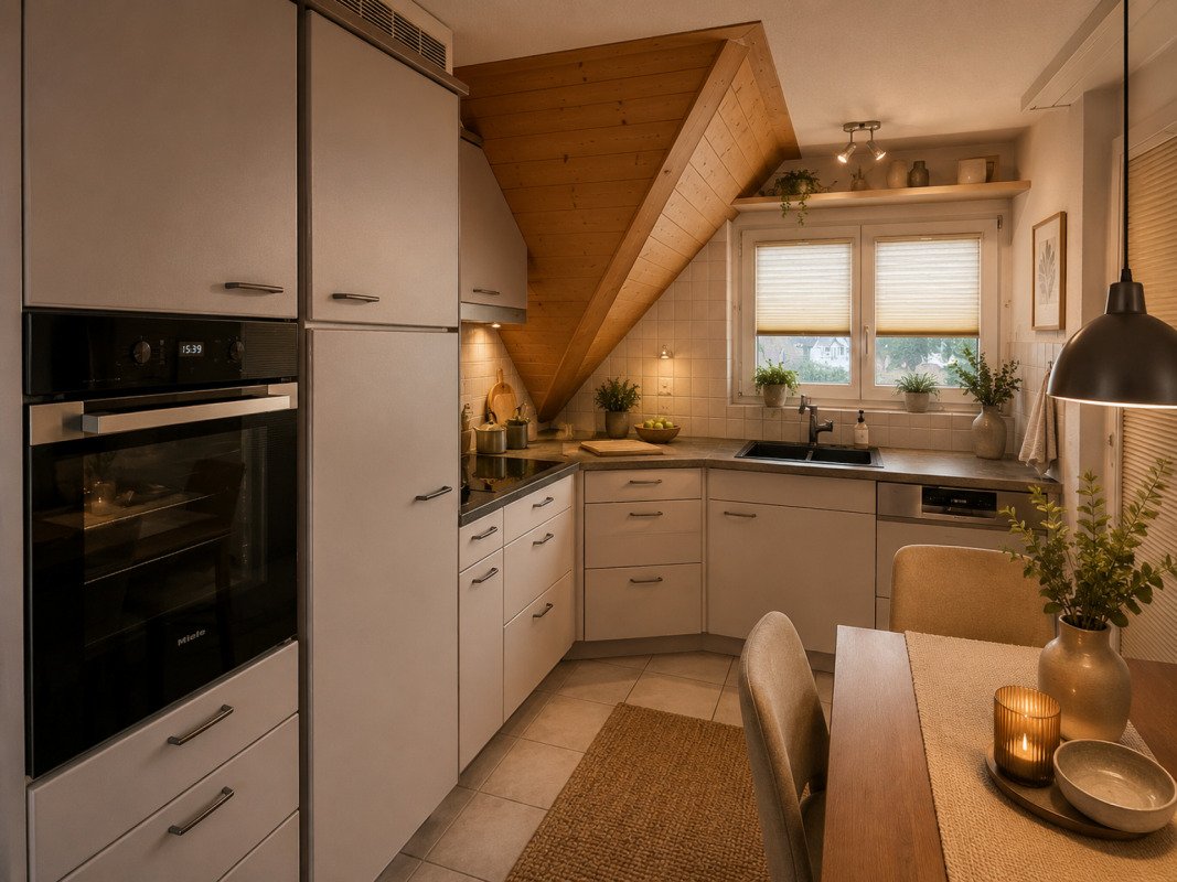 Gemütliche Dachwohnung mit schöner Terrasse