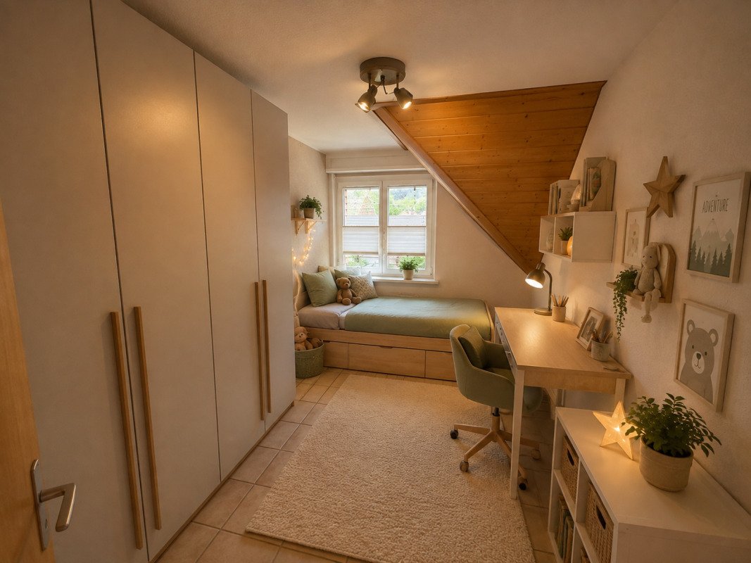 Gemütliche Dachwohnung mit schöner Terrasse